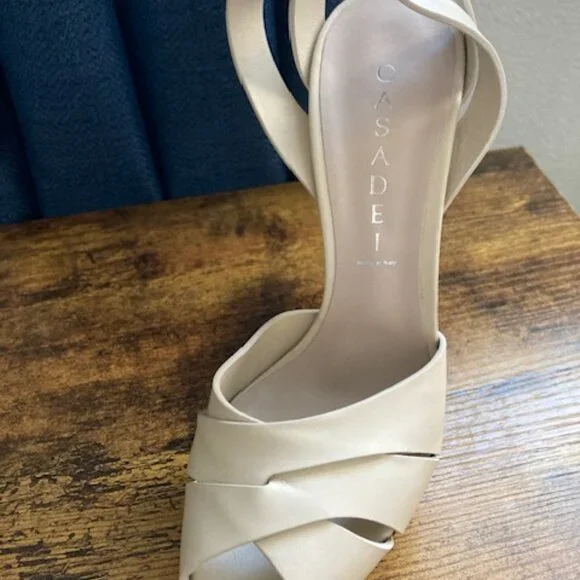 Casadei Stiletto Sandals - size 7 US 37 EU - Brand New Never Worn! - Picture 7 of 8